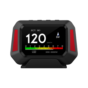 Alta calidad coche HUD ordenador a bordo velocímetro parabrisas Reflector GPS pantalla IPS pantalla Monitor de velocidad Auto HUD - Product Image 5