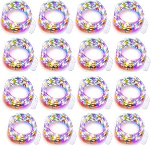 Kanlong 2025 natale LED filo di rame filo luci a bottone batteria IP44 decorazione di san valentino fatta di plastica