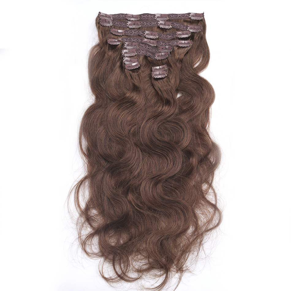 Body Wave Clip dans les cheveux