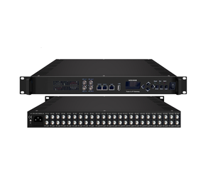 16/24通道FTA调谐器到IP网关DVBS2到IP解调ASTC ISDB DVB C到IP转换器专业IRD - Product Image 1