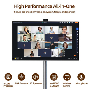 Fabrika kaynağı 27 inç akıllı taşınabilir Tv hareketli dokunmatik monitör Android 12 Iptv <span class=keywords><strong>M3U</strong></span> televizyon 27 inç akıllı Tv