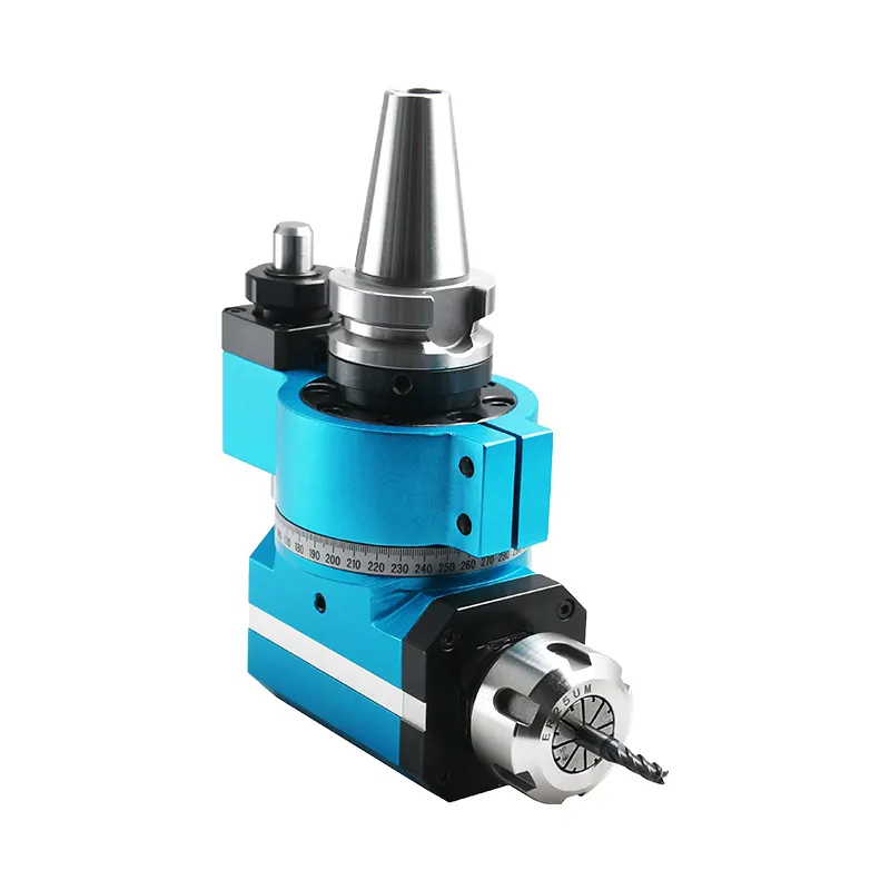 Cabezal de ángulo de fresado de 90 grados CNC, alta precisión, para Bt30, Bt40, Bt50, Cat30, Cat40, Cat50, Sk40, Er16, Er25, Er32, Er40