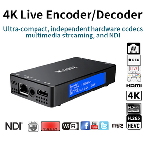 Decodificador HD MI 4K Live Codificador de hardware independiente ultracompacto multimedia streaming y NDI - Product Image 5