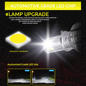 8V-80V Mini sürüş işık Moped Scooter & motosiklet H4 Led far Headlight PH7 Motor Led ışık motosiklet aydınlatma sistemleri - Product Image 4