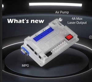 3020 pro CNC 500W, ระบายความร้อนด้วยน้ํา, เราเตอร์ CNC 020-PRO MAX V2 พร้อมส่วนประกอบที่ได้รับการอัพเกรด, พอร์ตฟังก์ชั่นที่ขยาย, - Product Image 4