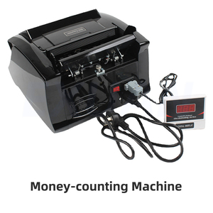 Cajero automático de varias monedas mini cajero automático de billetes pantalla LCD de contador de billetes para euros, dólares - Product Image 2