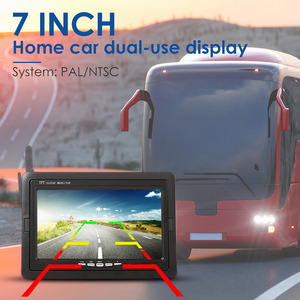 Tractor Lorry IR Rear View Reversing Camera and 7&quot; LCD Backup <strong>Monitor</strong> Kit 1080P 8 LED Night Vision HD Auto Parking <strong>Monitor</strong> - Product Image 4