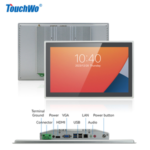 <strong>Embedded</strong> 10.1 15.6 21.5 Inch Android Industrial AIO Computers Pc Touchscreen Intergrated Panel Pc With IP65 Multi Ports - Product Image 2