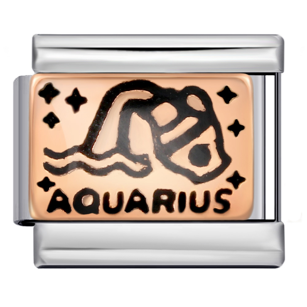 Acuario de oro rosa