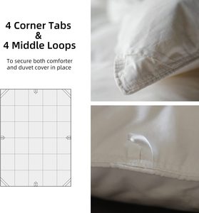 Bộ Chăn Ga Gối Khách Sạn Chăn Bông Mềm Và Ấm 100% Sợi Nhỏ Tùy Chỉnh Lõi Chăn Mùa Thu Mùa Đông - Product Image 4