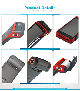 Ручной NFC Android POS точка продажи системы POS оборудование 4G POS терминал с считывателем отпечатков пальцев Z100 - Product Image 3