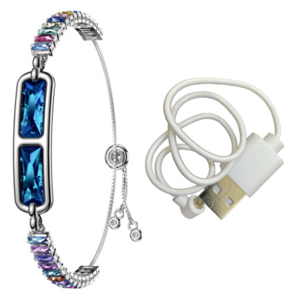 Blue diamond + colored diamond chain