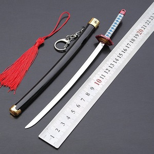 恶魔杀手剑钥匙扣，恶魔杀手锌合金钥匙扣，恶魔杀手钥匙扣，带弹出按钮的恶魔杀手钥匙扣 - Product Image 2