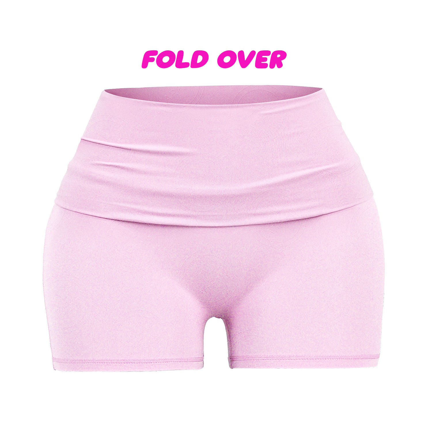 Pantalon court plié rose