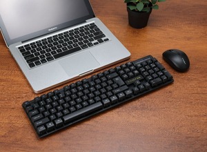 Más barato negro ultra delgado inalámbrico teclado y ratón combos TF100 para la oficina del ordenador - Product Image 6