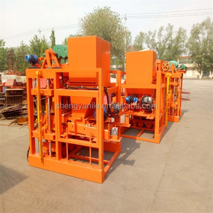 Máquina semiautomática de fabricación de bloques, QTJ4-26C, 30 años, fábrica - Product Image 4