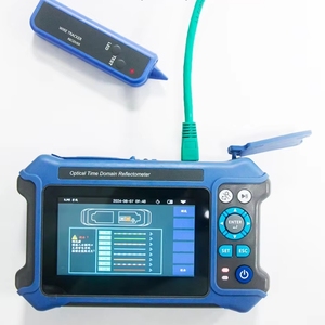 16-in-1 Multifunctional Active Optical Fiber Tester 1625nm Auto Reflectometer for FTTH Compatible 4G 3G GSM GPRS TCP <strong>Networks</strong> - Product Image 4