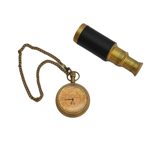 Kính Viễn Vọng Thiết Kế Hàng Hải Với Kim Loại Đồng Thau Siêu Chất Lượng Trong Đồ Cổ Hiện Đại Hoàn Thiện Cho Thiết Kế Cổ Điển Các Vật Thể Tầm Nhìn Nhỏ - Product Image 3