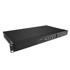 19 pulgadas 1U rack Servidor de computadora j4125 J5025ES Atom N2600 4Lan 2500m i225v3 Firewall Server Rack 1u Linux Mini Server rack 1u - Product Image 4