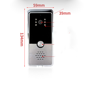 Yun all'ingrosso 7 pollici moderno campanello Video intelligente ad alta definizione sicuro cavo citofono scheda di controllo di accesso per Home Villa Video - Product Image 4
