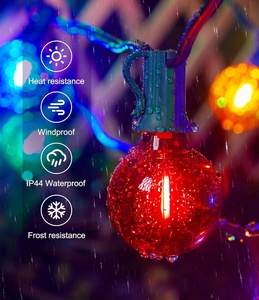 JESLED G40 Globe Replacement Light Bulbs <strong>LED</strong> Outdoor String Light 1w <strong>12V</strong> Christmas Bulb With C7 <strong>E12</strong> Candelabra Screw Base CE ETL - Product Image 5