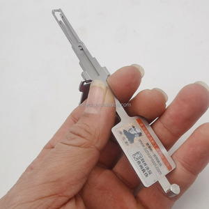 New Arrival Lishi Hu64 EXT 2in 1 Car Door <strong>Lock</strong> Pick Decoder Unlock Tool - Product Image 5