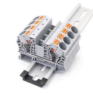 Bloque de terminales de riel Din, Conector de cable, alimentación de resorte de empuje, bloque de terminales - Product Image 6