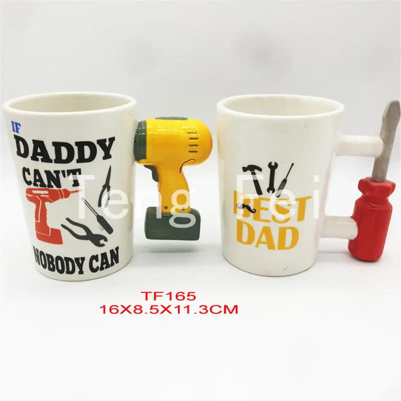 Taza de dibujos animados para niños, taza 3D, Impresión de café de cerámica, herramienta creativa de reparación bonita, agua de bebida, kawaii, sublimación personalizada