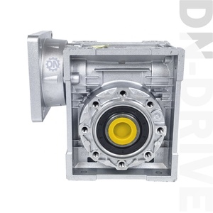 Estágio único RV63 Servo Motor <span class=keywords><strong>Input</strong></span> <span class=keywords><strong>Gearbox</strong></span> com 7, 5-100 Relação Alumínio Habitação <span class=keywords><strong>Flange</strong></span> Montado Worm engrenagem Redutores de velocidade RV NRV63