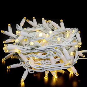 Inteligencia Multicolor LED Luces de Navidad Luces de cadena centelleantes para exteriores con 8 modos para fiestas de bodas y árboles de Navidad - Product Image 1