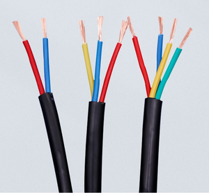 GP çok iletken esnek kablo RVV 2 3 4 çekirdek 0.5 0.75 1 1.5 2.5 4 6 MM elektrik kablo tel esnek PVC güç kablosu - Product Image 2
