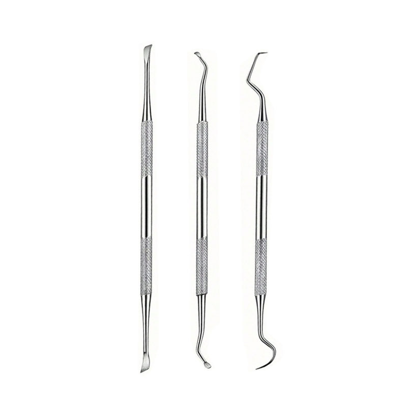 Hoe-shaped + tooth stain-shaped + probe + opp bag