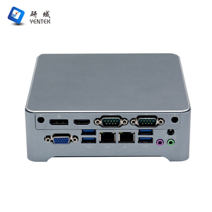 ミニデスクトップコンピューターインテル5250U2DDR4MSATAデュアルLANデュアルCOMミニPCIE WIFI win10 Linux Ubuntu VESAホームインダストリアルミニPC - Product Image 1
