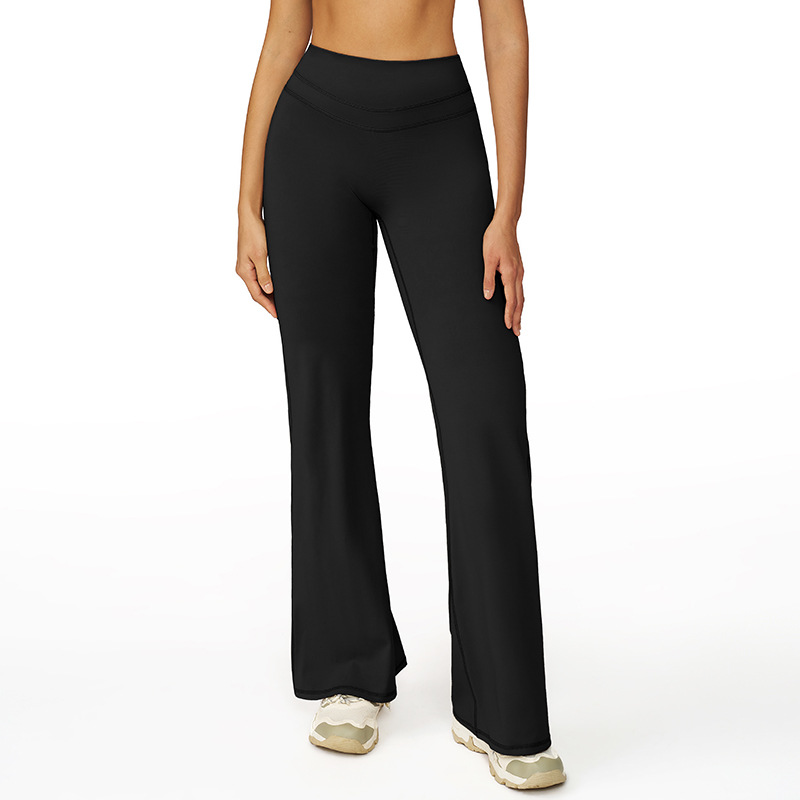 Leggings évasés noirs