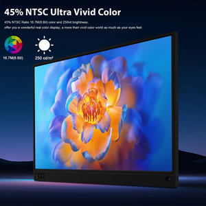 1080P Ultra-Estreito Moldura Ultra-Fino Design Fino 15,6 Polegada 1080p <span class=keywords><strong>Mini</strong></span> <span class=keywords><strong>Monitor</strong></span> Portátil HD Suporte ODM