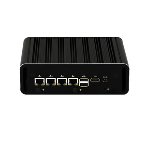 ミニファイアウォールJ6412 2.5G PCミニファイアウォールサーバー4 lanポートJ6412サポート4 * i225V/i226Vミニpfsenseファイアウォールルーター - Product Image 1