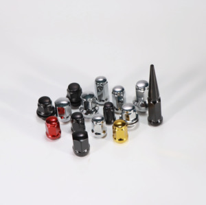 Nhà máy phong cách Chrome kẽm kết thúc màu đen bạc acorn Mag <span class=keywords><strong>Lug</strong></span> Nut M12x1.5 14x1.5 12x2 14x2 tùy chỉnh - Product Image 4
