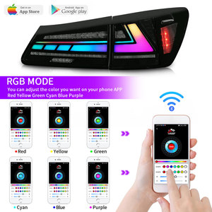 ไฟท้าย LED RGB สำหรับ Lexus คือชุดไฟหน้า2015-2019 IS250การกำหนดค่าสูง IS300 IS200ซ้ายขวาอัตโนมัติ - Product Image 5