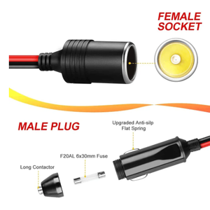<strong>Car</strong> Cigarette Lighter Splitter 1 To <strong>4</strong> Female Socket Plug Power <strong>Adapter</strong> <strong>4</strong> <strong>Ways</strong> Connector 12V 24V 20A <strong>Car</strong> Accessaries - Product Image 4