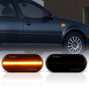 Dinamik LED yan işaretleyici dönüş sinyal ışığı VW Polo Golf 3 Passat B5 Sharan Lupo Ford c-max için fiesta odak - Product Image 3
