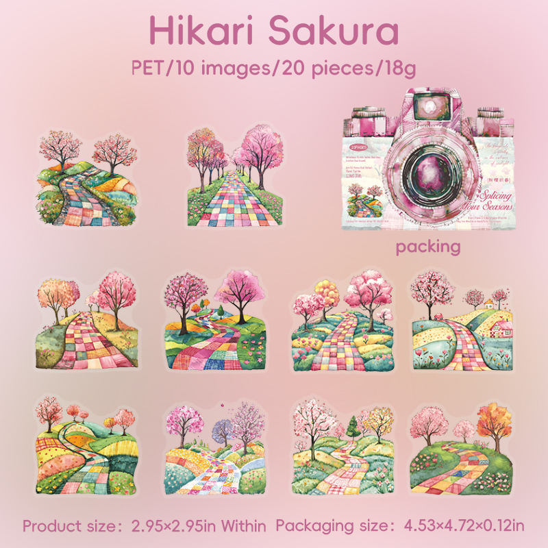 F Pink Cherry Weaving Spring