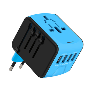 Travel <strong>Adapter</strong> US UK AUS EU Universal AC <strong>Power</strong> <strong>Plug</strong> with 4 Usb Socket Extension Multi <strong>Plug</strong> Charger <strong>Power</strong> <strong>Adapter</strong> - Product Image 6