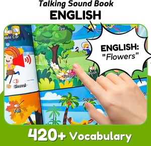 หนังสือภาษาอังกฤษแบบโต้ตอบพูดและพูดการเรียนรู้คำศัพท์420หนังสือเสียงสำหรับเด็ก - Product Image 2