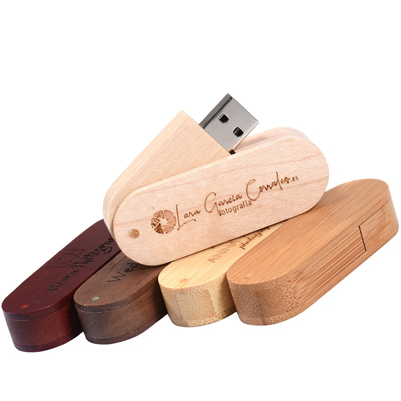 2023 5色定制竹胡桃木标志u盘4gb 8gb 16gb 32gb usb2.0摄影64GB最佳礼品 - Product Image 5