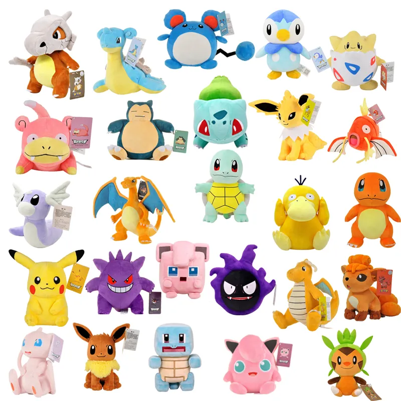 ROXGOCT vente en gros de peluche Pokemon autorisée par l'usine, poupée en peluche douce de haute qualité, cadeaux pour enfants