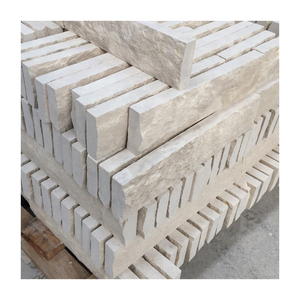 Ucuz bölünmüş yüz dış tasarımlar beyaz gri duvar taşı kaplama kireçtaşı - Product Image 4