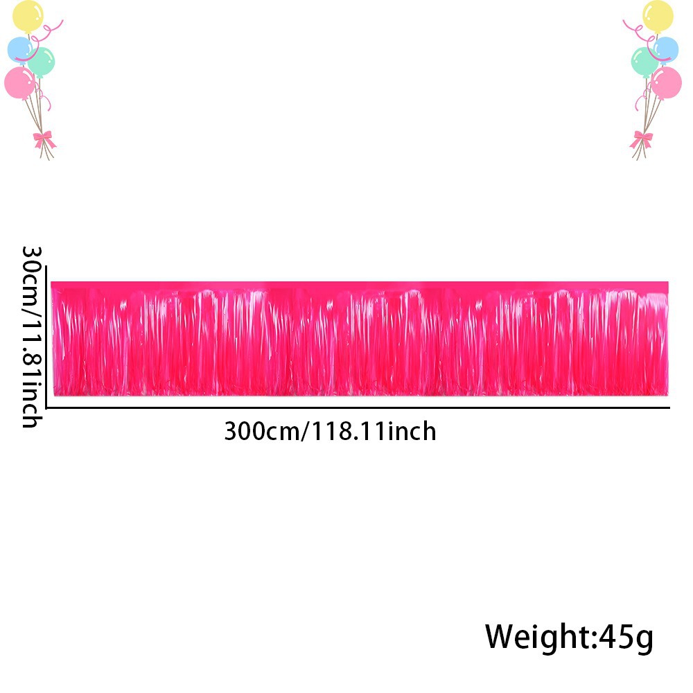 Bannière rose rouge fluorescente 30*300cm
