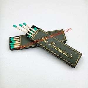 Özel altın folyo ordu yeşil Matchboxes özel Premium desenli karton kişiselleştirilmiş renkli maçlar - Product Image 5