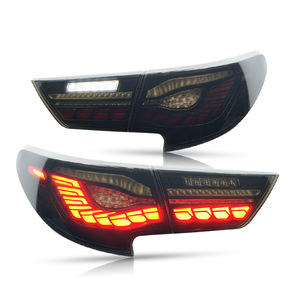 Toyota Mark Mark X 2014-2017 için MRD sis geri sıralı sinyal kırmızı ve smokey konut ile LED park lambaları dur işık - Product Image 2