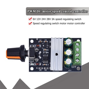 DC 6V 12V 24V 28VDC 3A 80W PWM Motor drehzahl regler Regler Einstellbare variable Drehzahl regelung mit Potentiometersc halter - Product Image 2